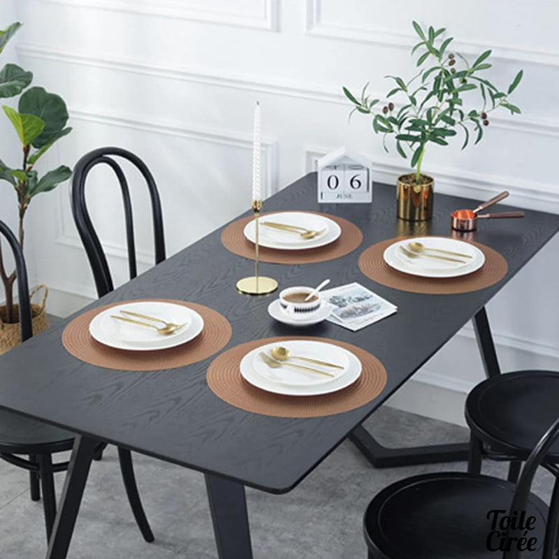 Set de table rond PVC