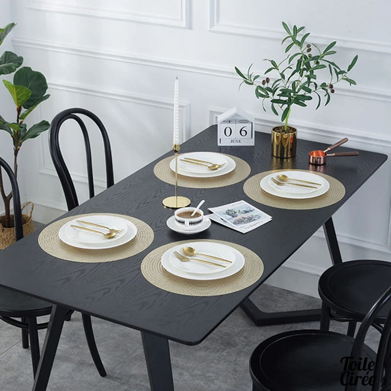 Set de table rond PVC