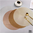 Set de table rond PVC