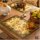 Set de table toile cirée fleurs