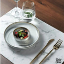 Set de table toile cirée marbré