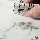 Set de table toile cirée marbré