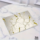 Set de table toile cirée marbré