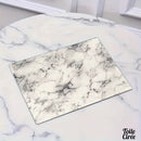 Set de table toile cirée marbré