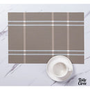 Set pvc table écossais