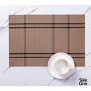 Set pvc table écossais