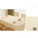 Toile ciré avec motif jaune