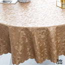 Toile cire fleurie marron