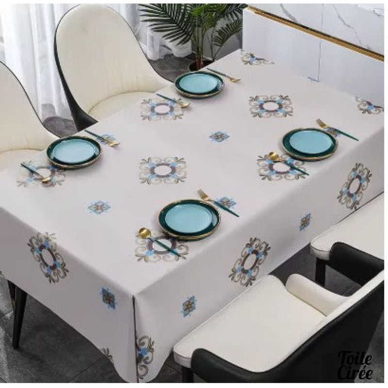 Toile ciré gris clair