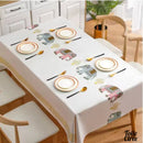 Toile cire motifs animaux