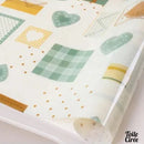 Toile cire transparente fantaisie