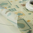 Toile cire transparente fantaisie