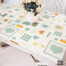 Toile cire transparente fantaisie