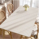 Toile cirée à carreaux