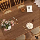 Toile cirée aspect bois