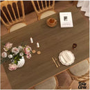 Toile cirée aspect bois