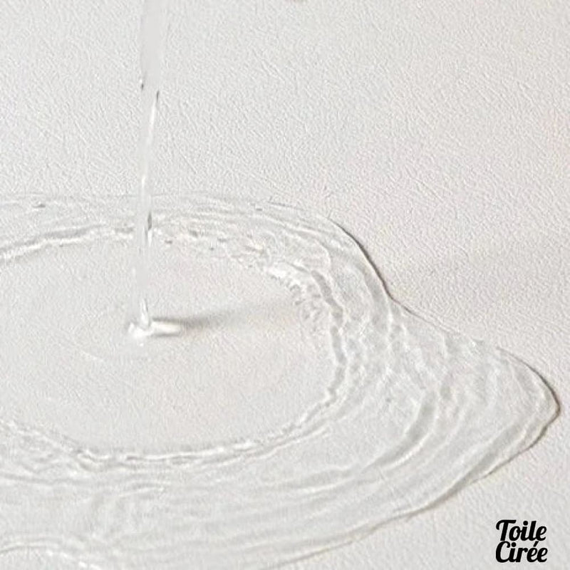 Toile cirée avec bulgomme integré