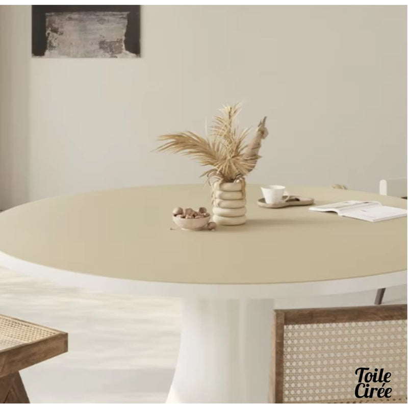 Toile cirée avec bulgomme integré