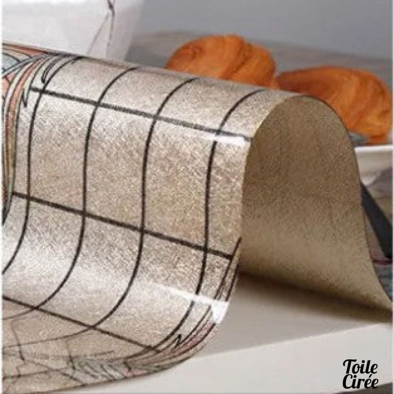 Toile cirée avec plumes