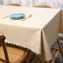 Toile cirée beige lavable