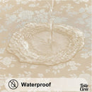 Toile cirée beige lavable