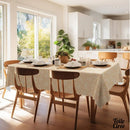 Toile cirée beige lavable