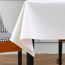 Toile cirée blanche et grise