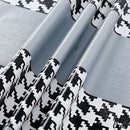 Toile cirée blanche et grise