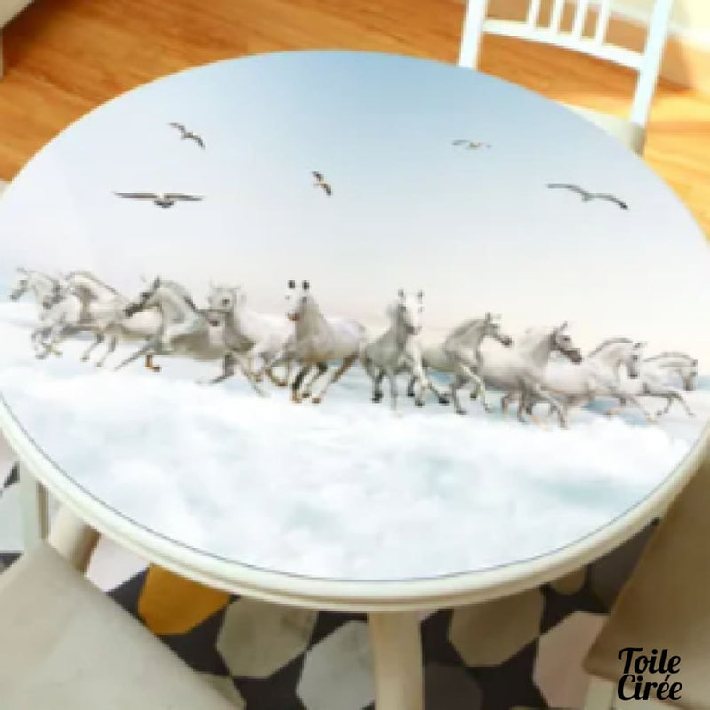 Toile cirée cheval