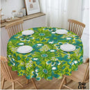 Toile cirée chrysanthémes