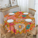 Toile cirée chrysanthémes