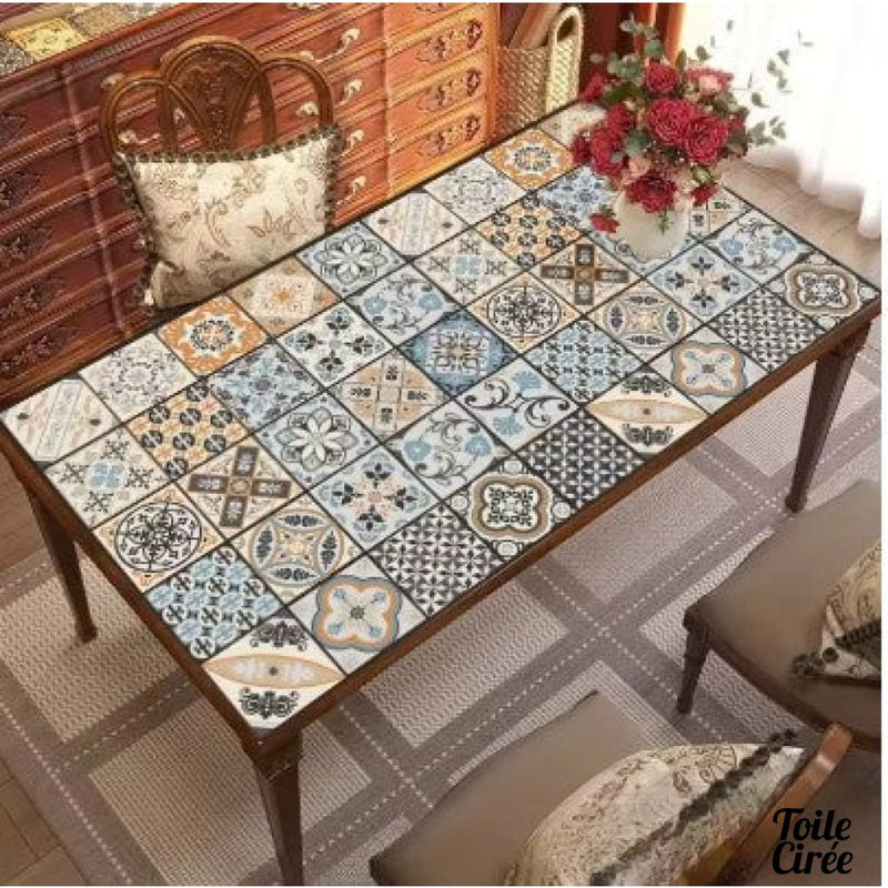 Toile cirée de qualité carreaux de ciment