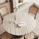 Toile cirée design ronde