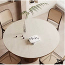 Toile cirée design ronde