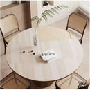 Toile cirée design ronde