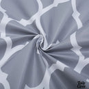 Toile cirée élastiquée grise