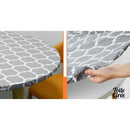 Toile cirée élastiquée grise