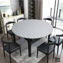 Toile cirée élastiquée grise