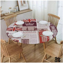 Toile cirée élastiquée Londres