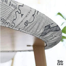 Toile cirée élastiquée Londres