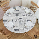 Toile cirée élastiquée Londres