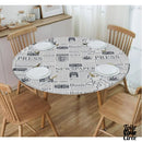 Toile cirée élastiquée Londres