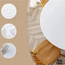 Toile cirée élastiquée marbrée