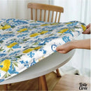 Toile cirée elastiquée motif citron