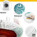 Toile cirée elastiquée tournesol