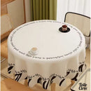 Toile cirée épaisse ronde