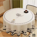 Toile cirée épaisse ronde