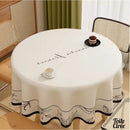 Toile cirée épaisse ronde