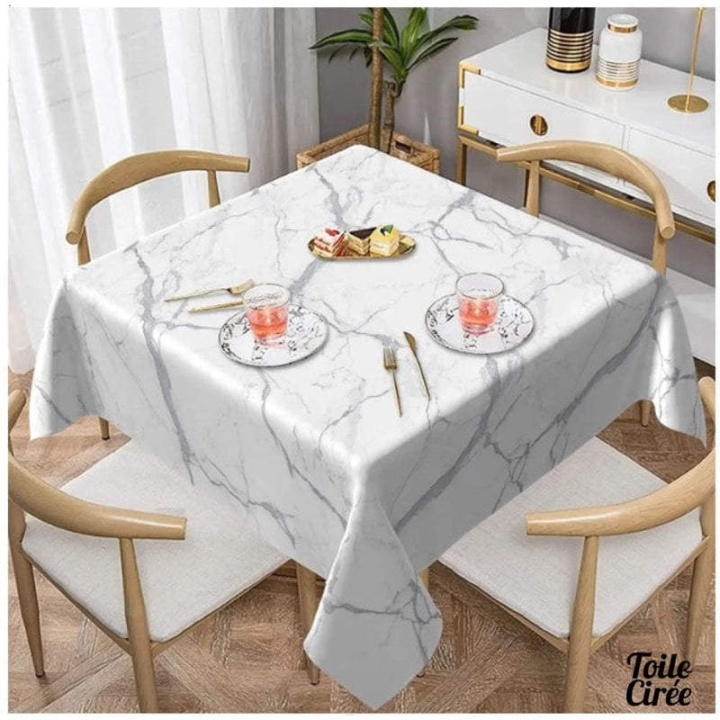 Toile cirée faux marbre