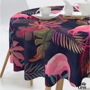 Toile cirée flamant rose